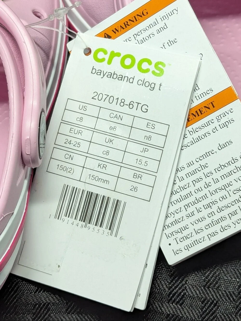Ballerina Pink Crocs Crocband™ Clog.